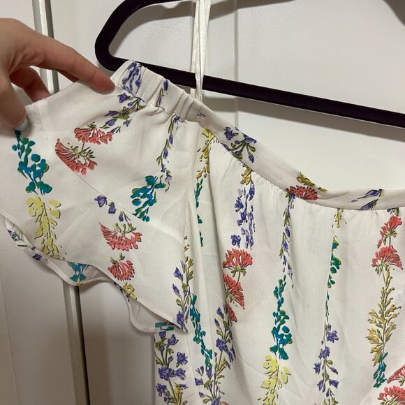 BCBG x Bloomingdale's "Trixy" Off-the-Shoulder Ruffle Top - Picture 4 of 6